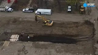 Drone footage shows coronavirus mass burials on Hart Island