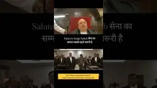 Salute to Judge Sahab respect for the army #advocate #shorts #justice #highcourt #lawyer #short #law