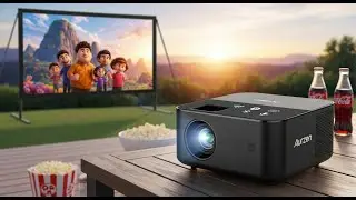 Aurzen BOOM Mini Google TV Projector Review | 4K, Dolby Audio, Voice Control, Portable Home Theater