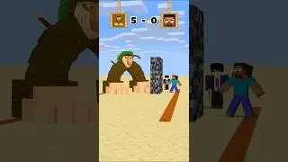 HELP Herobrine To Power Up And Win The Mega Bedrock Push #friendship #shorts #trending #anime
