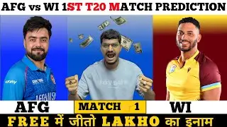 AFG vs WI Dream11 Prediction | AFG vs WI Dream11 | Afghanistan vs West Indies T20 Match