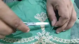 Good warking Lace making How To make Lace in Use Embroidery machine GoTa Easy Method