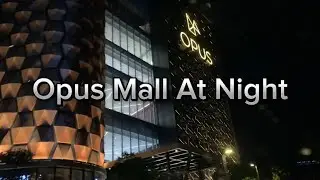Bridgetowne Boulevard / Opus Mall At Night