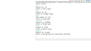 Taking Input From User Via Console. Dealing with Primitive Variables and String type || Java  ||