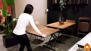 Spaceman Scooch - Expanding coffee dining table