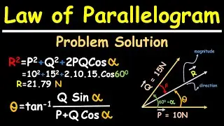Lesson-3: Vector (Addition of Vectors - Solve Mathematical Problem Using Law of Parallelogram)