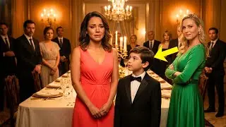 UNE NOUNOU EST RABAISSÉE AU DÎNER, MAIS LE FILS DU RICHE DIT : 
