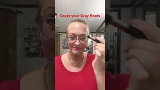 Clairol Root Touch Up for Gray Roots #hair #grayhairremedy #redhead #auburn PART 1