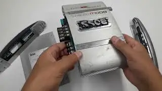 modulo som de carro Boss 800w Amplificador Cxx-354m (4ch-800w) Chaos Exxtreme 2 após limpeza
