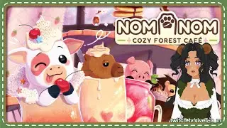 [Nom Nom: Cozy Forest Cafe] A game made for me?? Rhythm game + Cafe management!