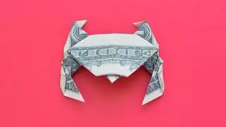 My MONEY CRAB | Sea Animal | Dollar Origami | Tutorial DIY by NProkuda