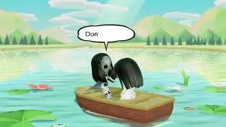 HELLMARI and Mari on a boat.