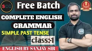 FREE BATCH 📚(CGL CHSL Navy airforce AGNIVEER NDA CDS etc)2025 English by Sanjay sir class :-1