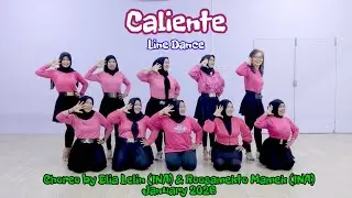 Caliente Line Dance - improver - Choreo @lelinlinedancepky @Roosamekto - Melody Line Dance Gombong 