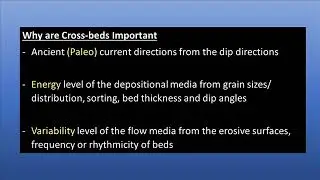 Bedforms and Cross beds Part 1