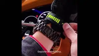 2023 New Olevs Wheel Hub Watch Men 360&deg; Rotary Dial Sport Car Rim Stainless Steel Strap Waterproof W