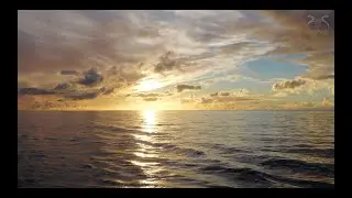 Seetage: Kreuzfahrt, Entspannen auf dem ruhigen Meer, Sonne, Wasser, Wolken, Seele baumeln lassen 4K