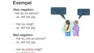Sfi Sandviken - Grammatik- Ja eller jo