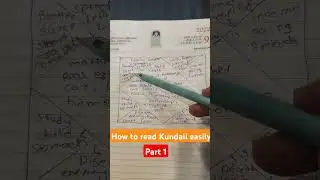How to read kundali easily #astrology #kundali #horoscope #learning #rashi #vedicastrology #future