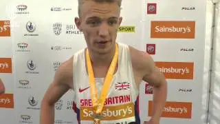 Kyle Langford reflecting on winning a British Title as an Under 20 athlete