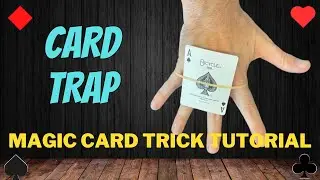 HOW TO MAKE A CARD JUMP OUT OF A DECK AND END UP ON THE BACK OF YOUR HAND - CARD TRAP MAGIC TUTORIAL