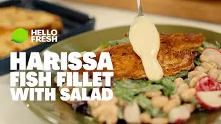 Harissa fish on white bean salad | Protein-packed | HelloFresh