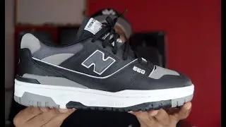 New Balance 550 Black Grey | Review | Sizing | On Feet