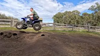 THE table, Building a jump, Playing on the quads and the round yard