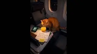 Day 255 - EVA business class to Taiwan / ビジネスクラスで台湾へ 🐾#PumpkinLog #CatShorts