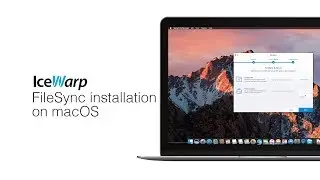 IceWarp FileSync installation on macOS