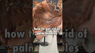 How to fix palm bubbles on a baseball glove