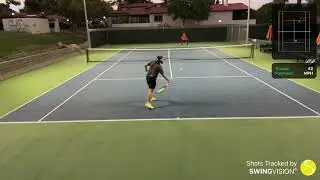 2021-08-25 Tennis Practice BC vs V NTRP 4.5 UTR 6-7 iPhone 12 + SwingVision Full