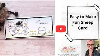 Easy To Make Fun Sheep Card