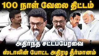 MK Stalin Speech | 100 நாள் வேலை திட்டம்.. ஸ்டாலின் போட்ட அதிரடி தீர்மானம்! | The Debate | MGNREGA