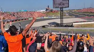 Pole ronde Max verstappen GP van Nederland 2021 vanuit Arena tribune