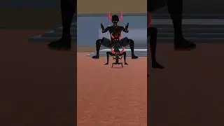 Giant Elf MIO vs Ghost Zombie YUTA 😳😈 #sakuraschoolsimulator #shortsviral #sakura #viralvideos