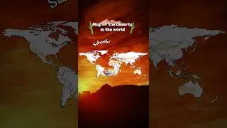 Map of the desert in the world #geography #mapping #countries