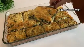 YULAFLI PATATESLİ ISPANAKLI YUFKASIZ BÖREK TARİFİ✅
