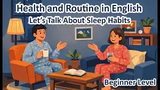 Let&rsquo;s Talk About Sleep Habits | Health and Routine in English | Beginner Level (A1)
