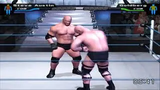 Stone Cold Steve Austin vs Goldberg - Epic WWE Match in Classic Game!