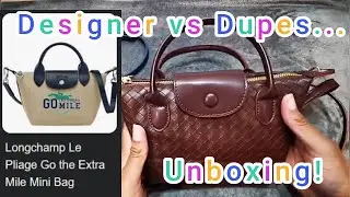Longchamp Designer-Inspired Amazon Bag Unboxing