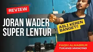 Unboxing and Review of the Super Flexible Wader Rod #faqihalmabrurchannel
