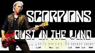 Scorpions - Dust In The Wind  (🔴Accurate Bass Tabs | Notation) By @ChamisBass #chamisbass #scorpion