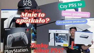 Zakupy garowe #9 vol.1 - Po co kupiłem PS5 w 2025? unboxing, przenoszenie gier z PS4 na PS5