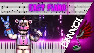 [FNAF SONG] CK9K - You Can't Hide | Easy Piano Tutorial