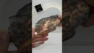 Half-Polished Copper Slabs with Epidote, Quartz from USA CP62SL