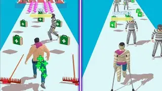 Healthy Runner ⛑️🏥👩&zwj;⚕️ All Levels Gameplay Android,ios