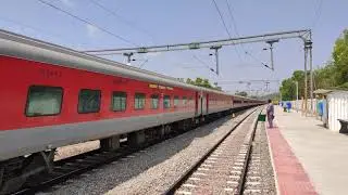 Newly upgraded and newly traction changed | Nagercoil express | Bisanattam | S W R
