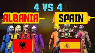 ALBANIA VS SPAIN . FREE FIRE - ALBANIA ● VINCENZO & FF SOKOL 🇦🇱 VS SPAIN 🇪🇦