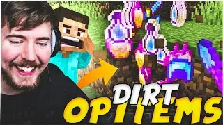 Minecraft But Dirt Drops OP Items - Minecraft Survival In Hindi @1HPLIVE @1HPOG